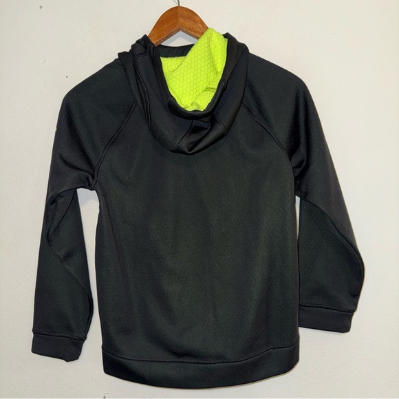 Lot of 2 - Nike Hoodie Top  & Shorts Dri-Fit Youth Size Small Black & Neon - Picture 3 of 12